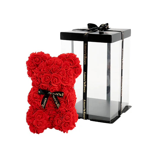 Amore Rose Bear Red 25Cmh