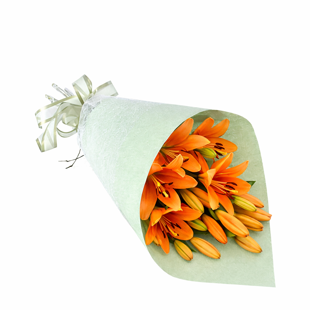 Lovely Lilies in Orange